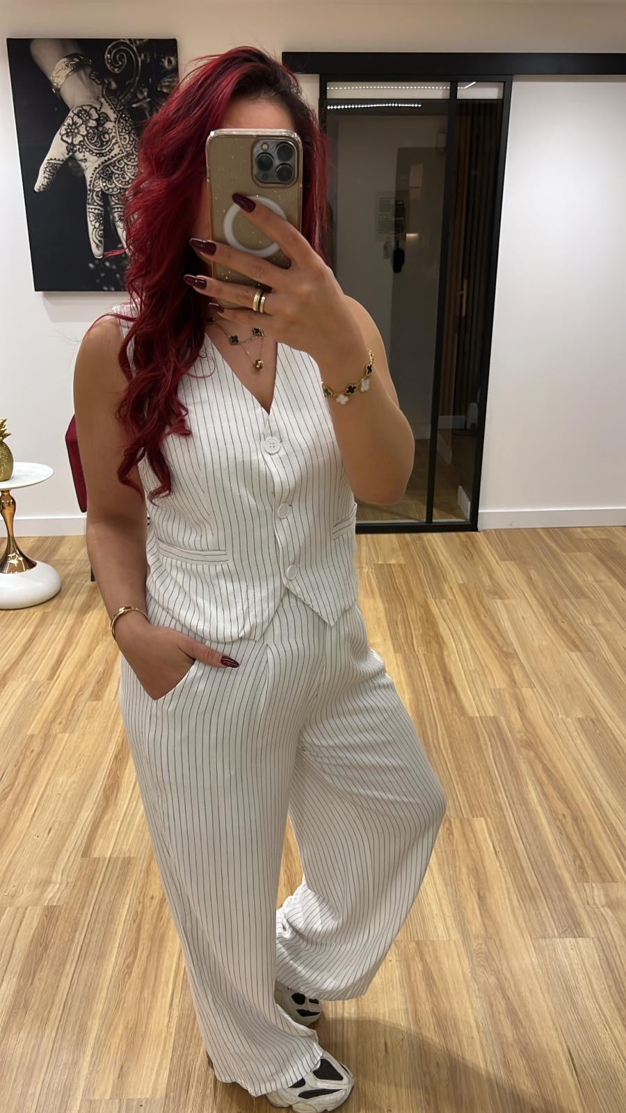 Ensemble Tailleur sans manches
