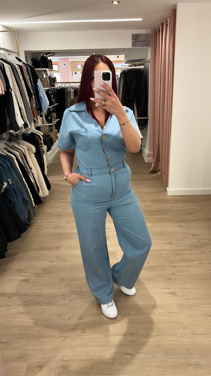 Combinaison bleu ciel