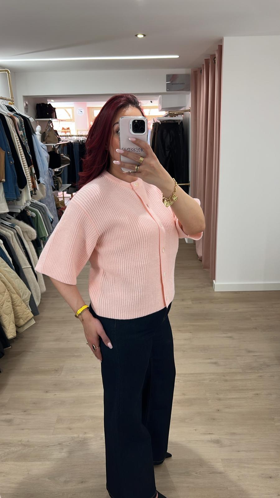 Cardigan laine sans manche