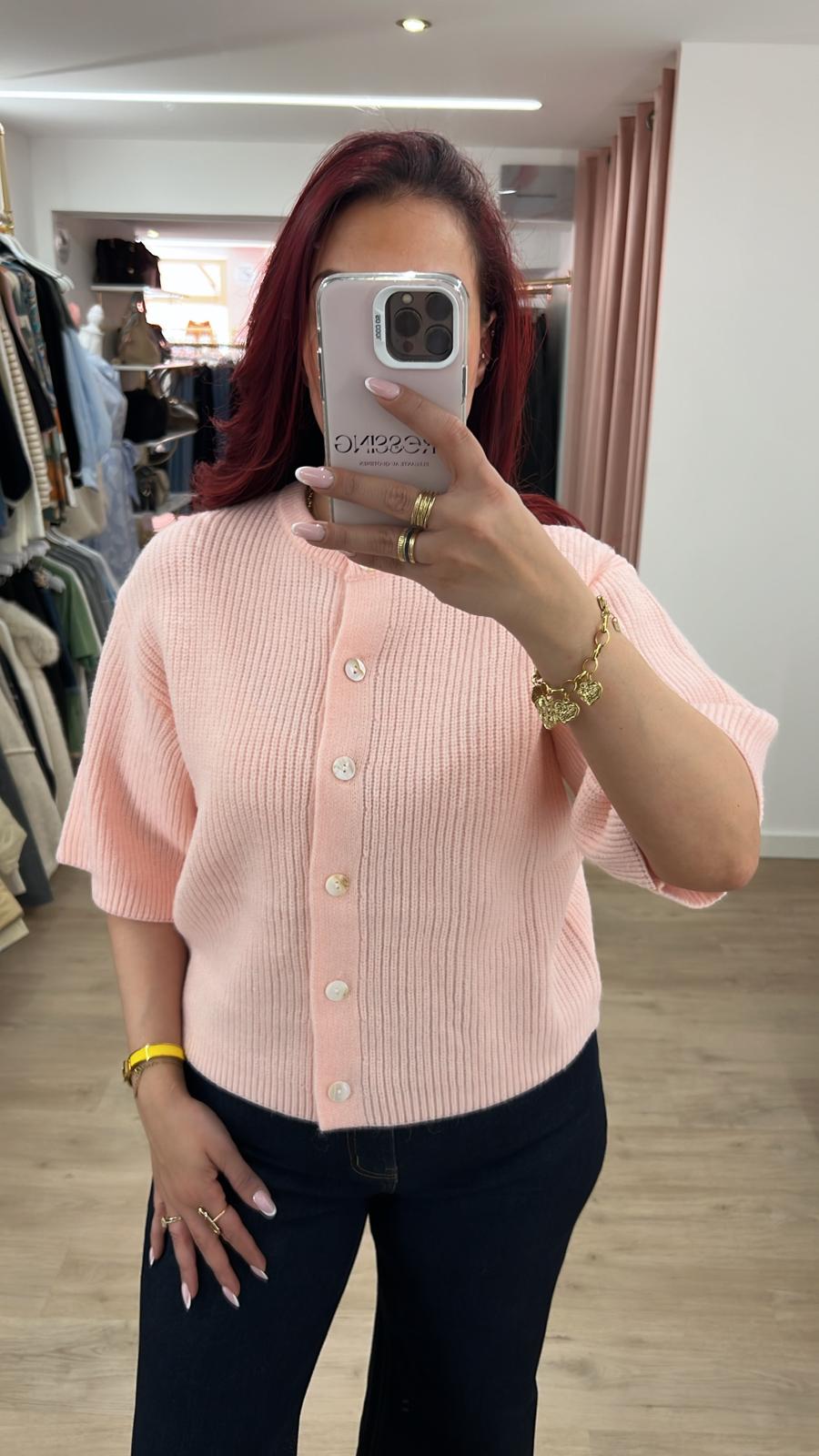 Cardigan laine sans manche