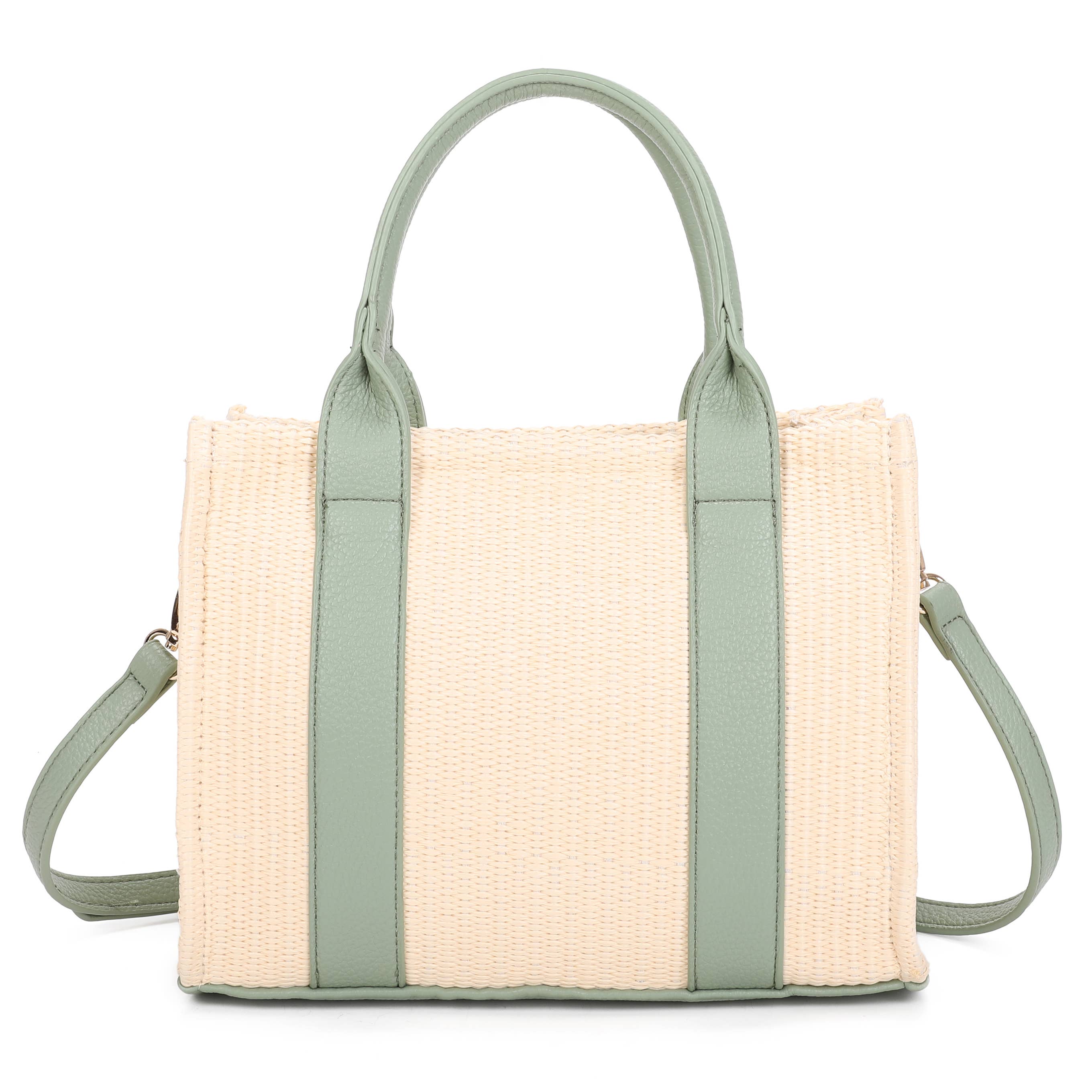 Sac cabas en paille style plage d'été