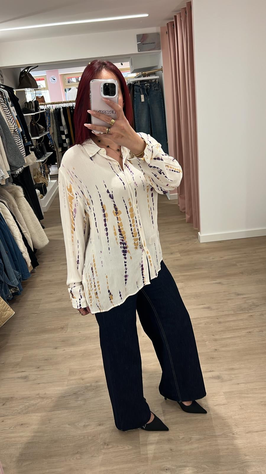 Chemisier couleur imprimé