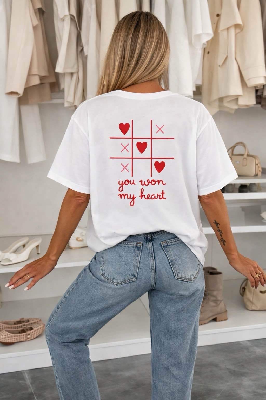 T Shirt Coton Imprimé Tendance