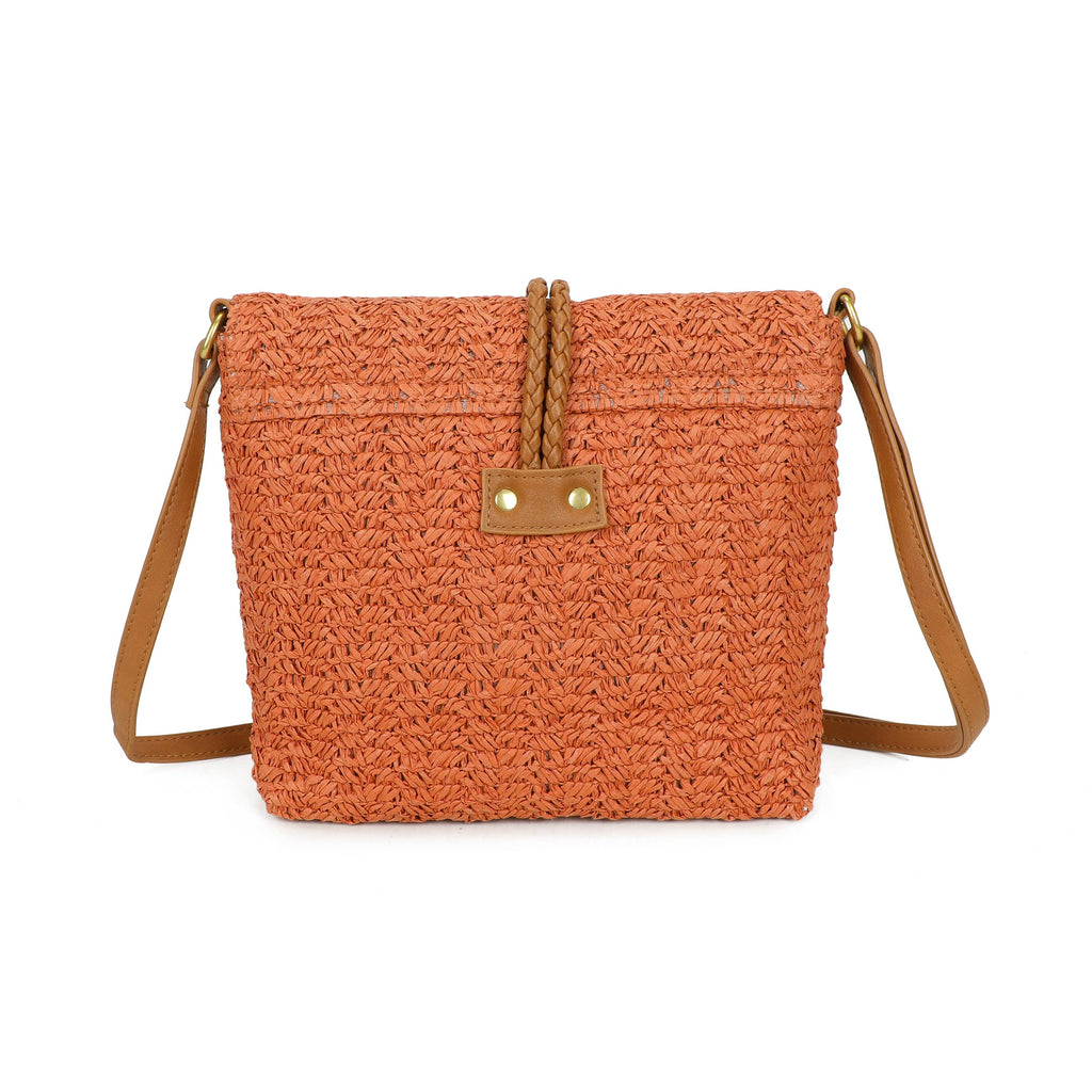 Sac bandoulière en paille