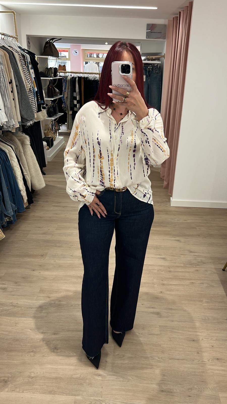 Chemisier couleur imprimé