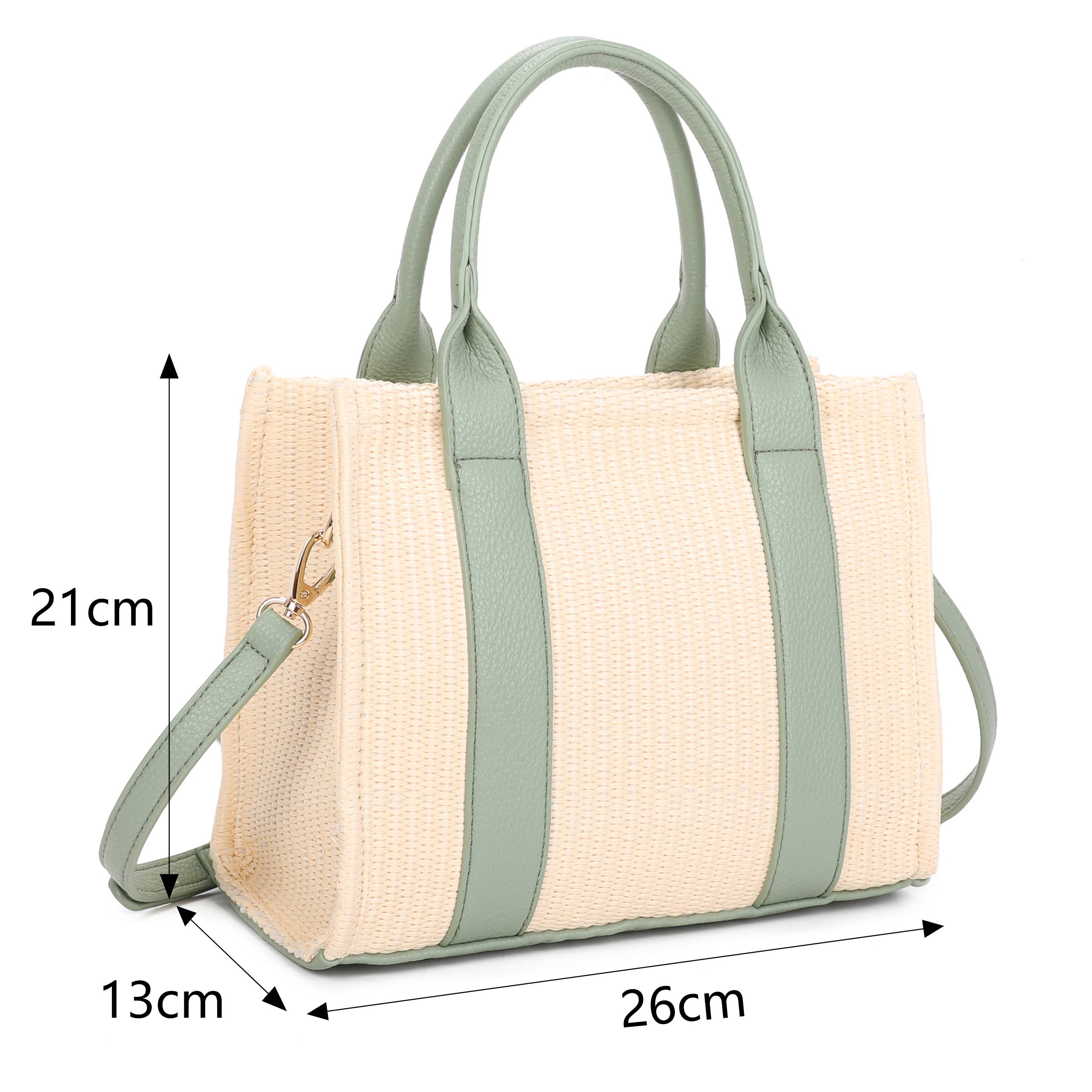 Sac cabas en paille style plage d'été