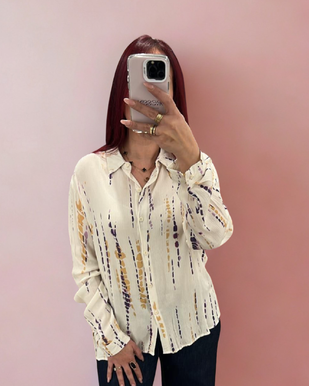 Chemisier couleur imprimé