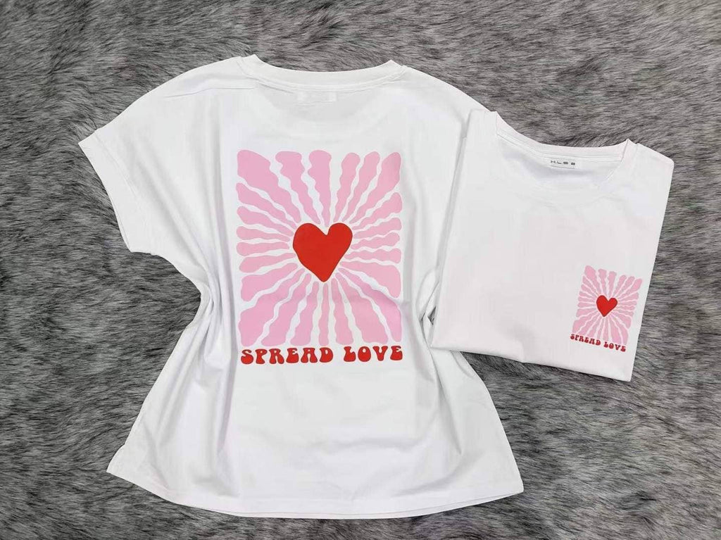 T Shirt Coton Imprimé Tendance