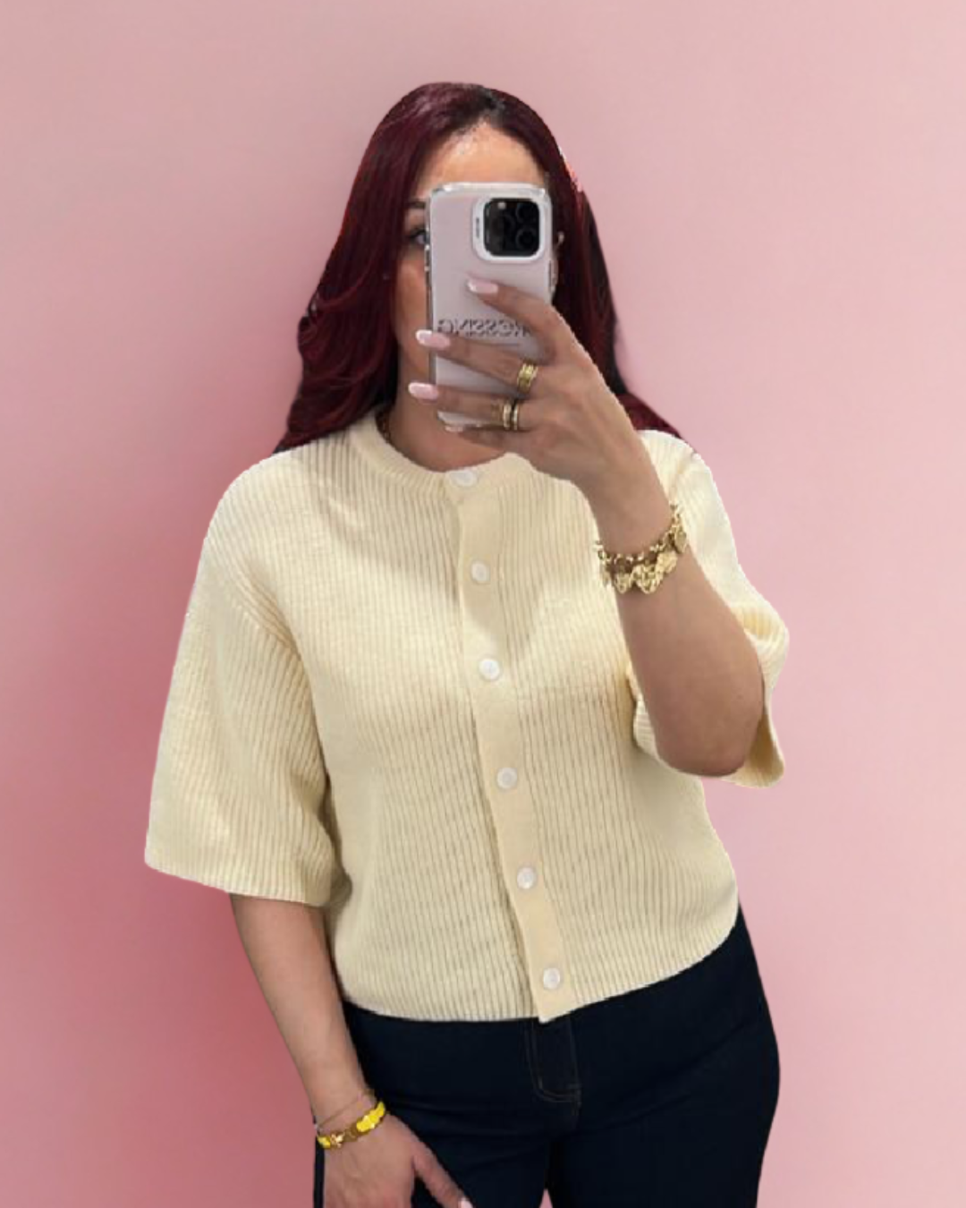 Cardigan laine sans manche