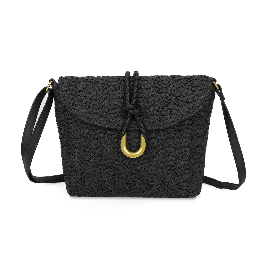 Sac bandoulière en paille