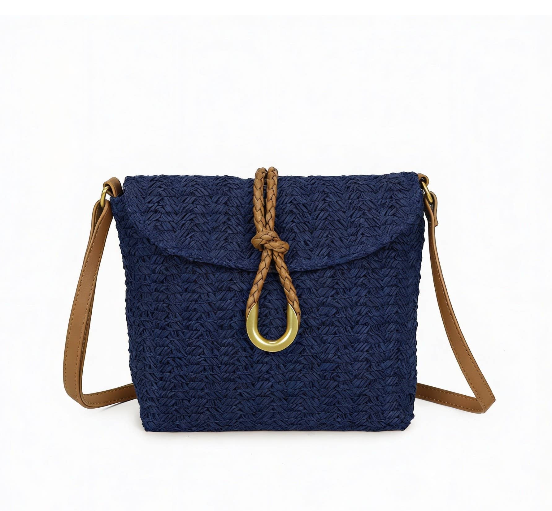 Sac bandoulière en paille