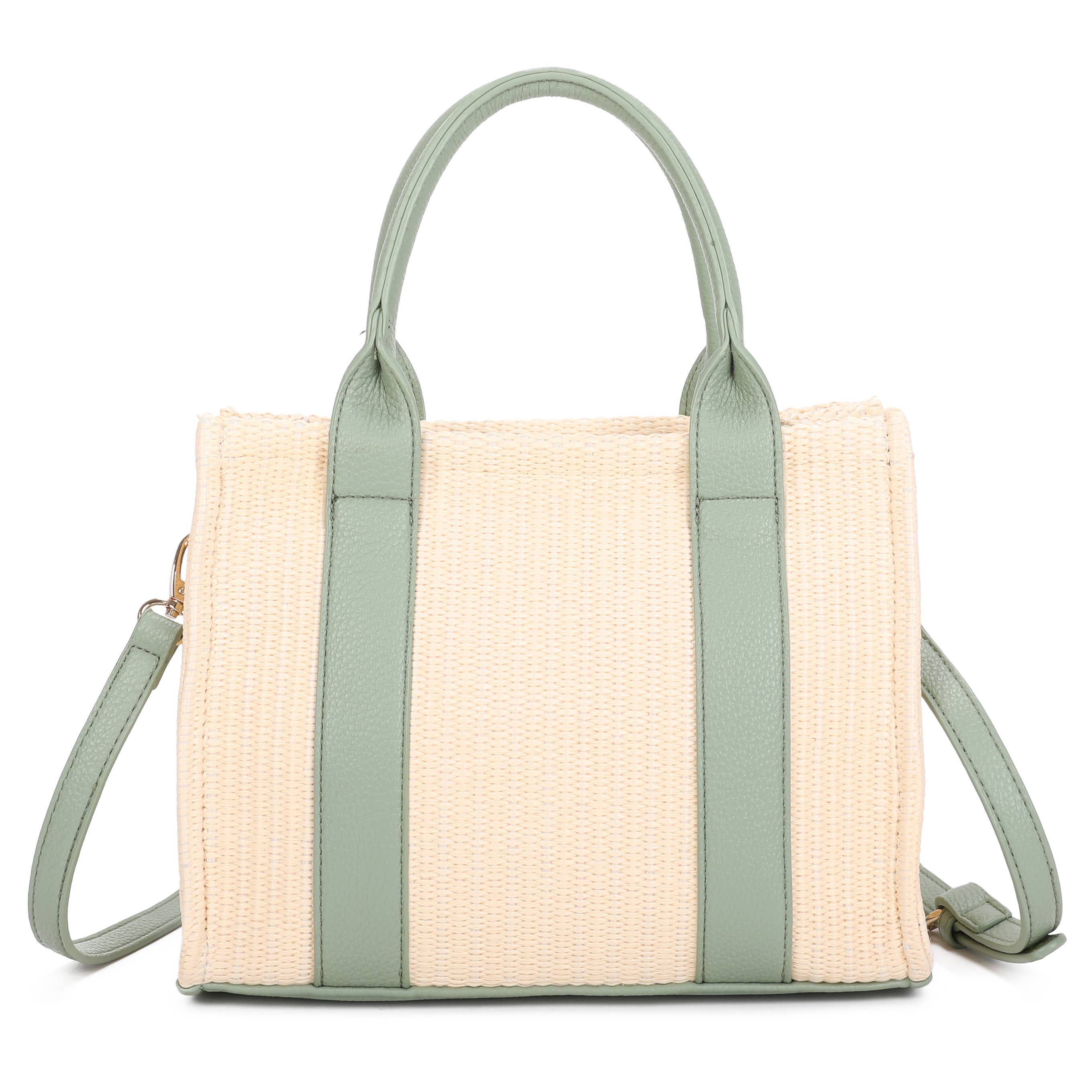 Sac cabas en paille style plage d'été