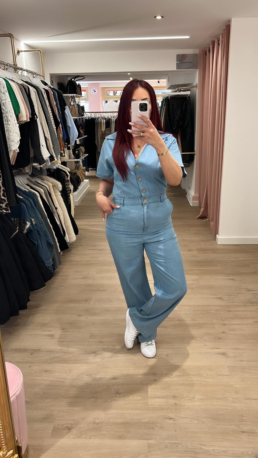 Combinaison bleu ciel