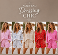 Ensemble short gaz de coton