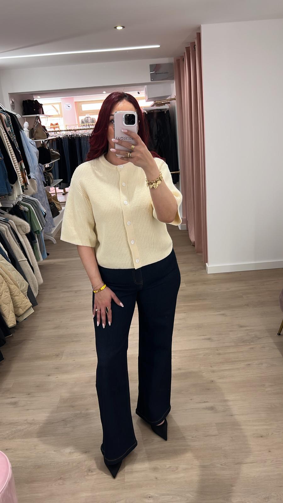 Cardigan laine sans manche