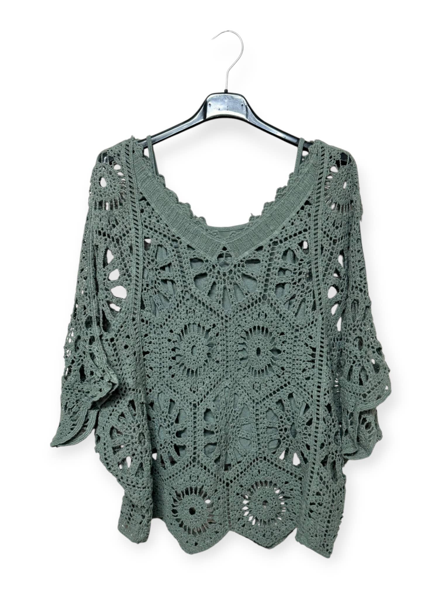 Top en crochet avec débardeur