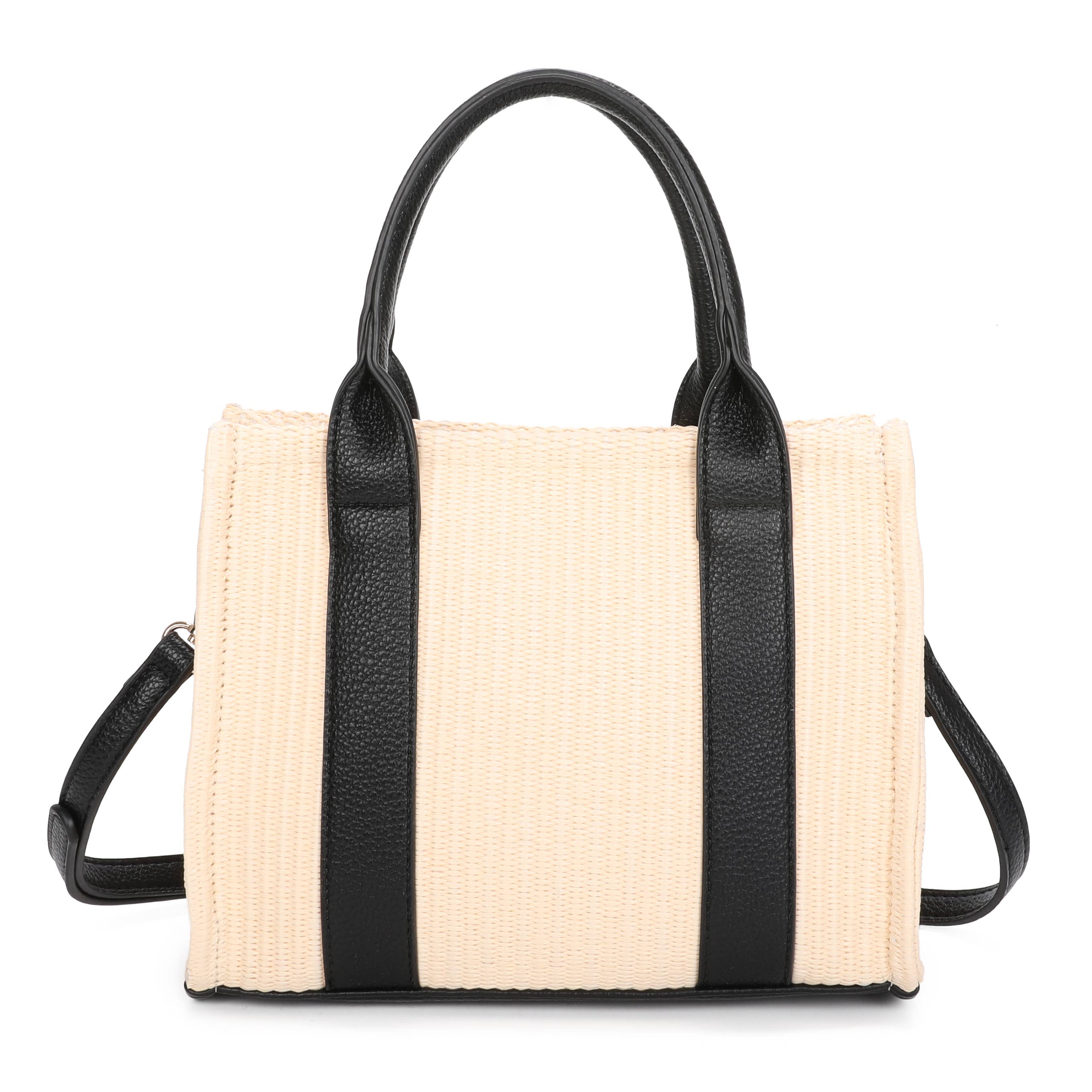 Sac cabas en paille style plage d'été