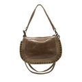 SAC CLOUTE CUIR BROSSE DIONNA