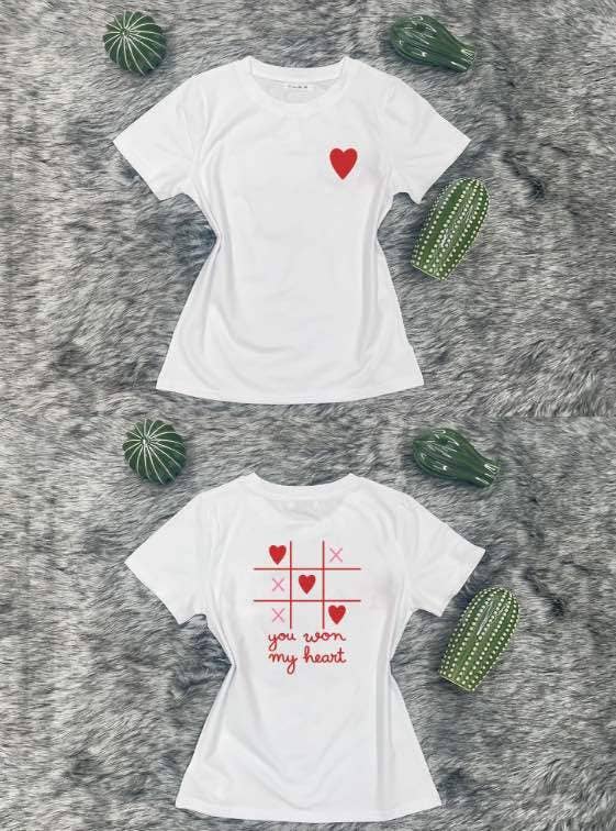 T Shirt Coton Imprimé Tendance