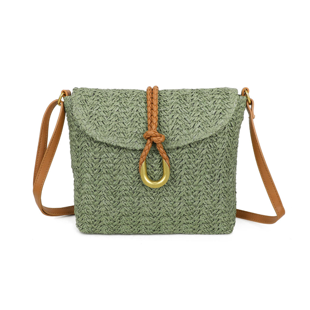 Sac bandoulière en paille