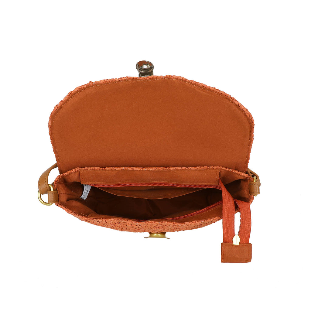 Sac bandoulière en paille