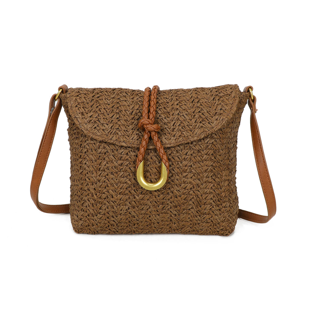 Sac bandoulière en paille