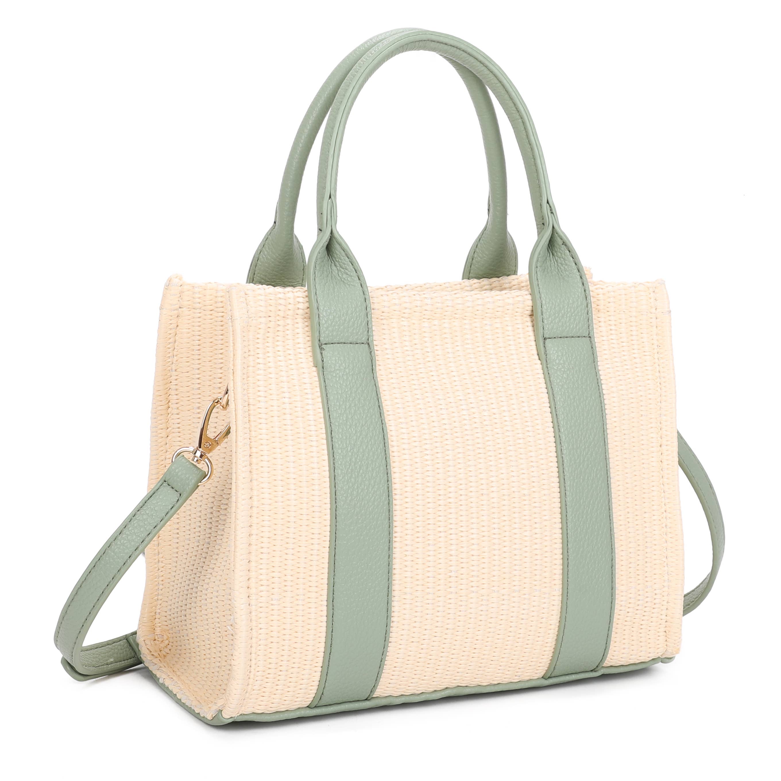 Sac cabas en paille style plage d'été